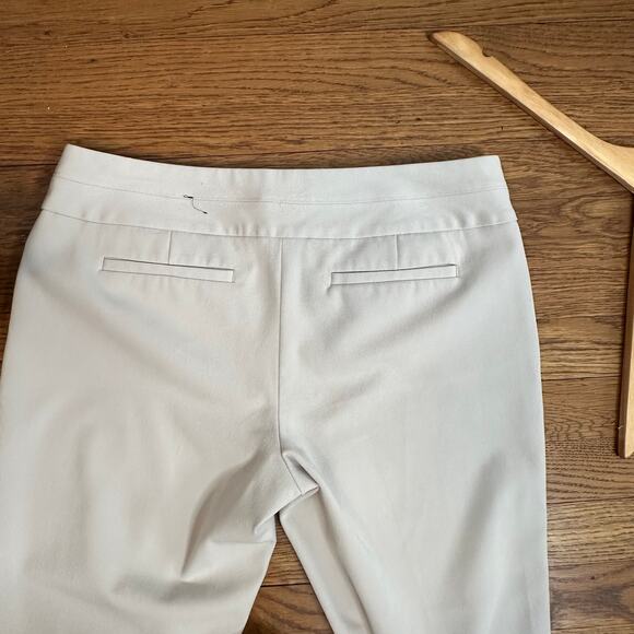 Express Cropped Ankle Tan Editor Mid Rise Pants - Picture 6 of 8